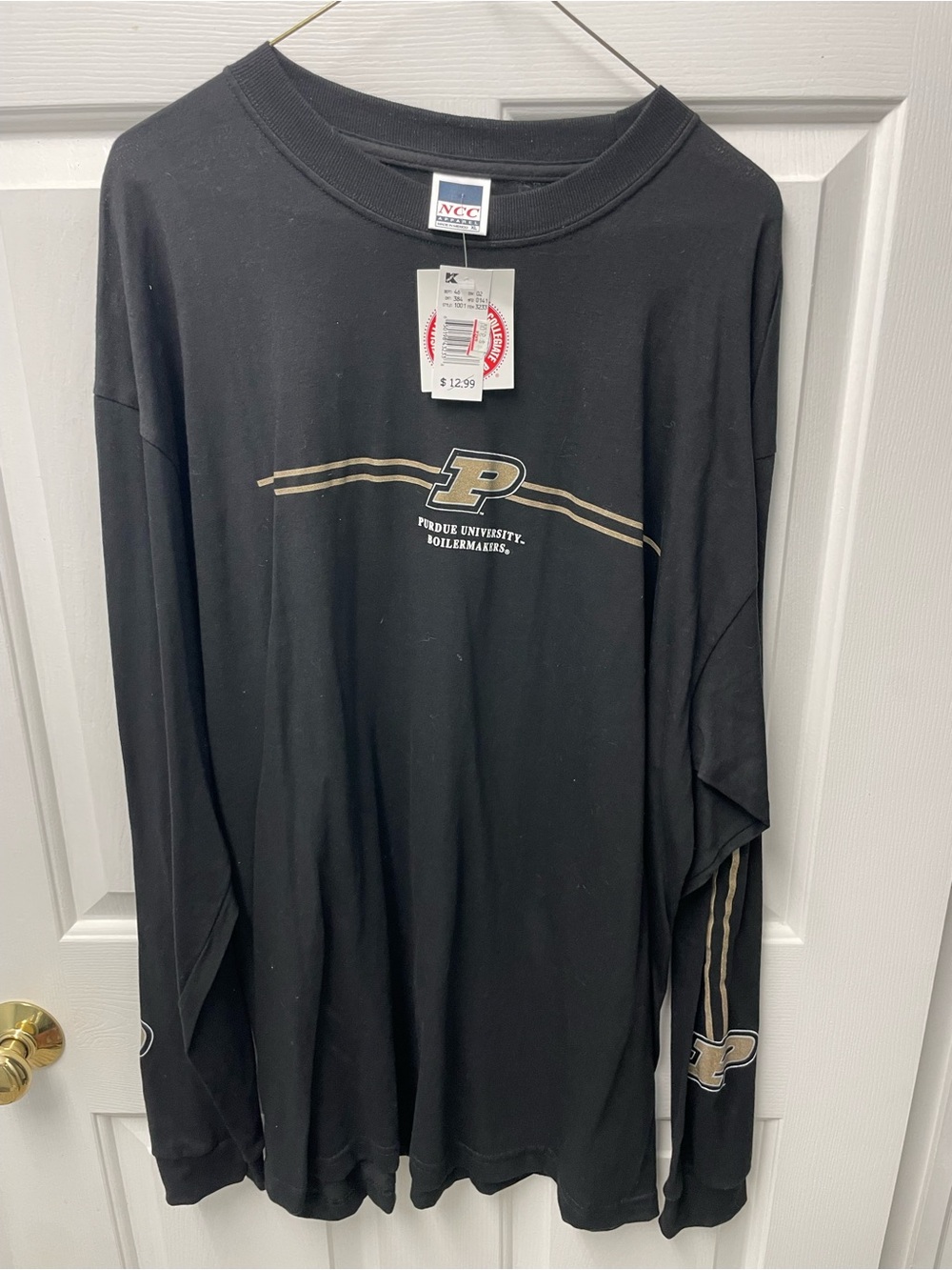 Boilermakers Men’s Black Long-Sleeve Shirt